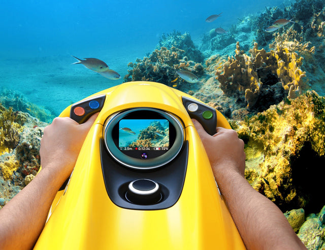 Seabob F5SR Bicolor Blue-Orange - incl. Camera - Haller Experiences